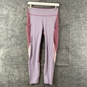 Outdoor Voices Leggings Medium High Rise Colorblock TechSweat Zoom Purple Pink